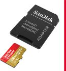SANDISK 128GB EXTREME PRO 200/90MB/S MICRO SD WITH ADAPTOR MEMORY CARD
